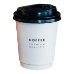 8 Oz Double Wall Baskılı Karton Bardak