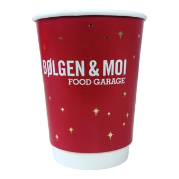 16 Oz Double Wall Baskılı Karton Bardak - Görsel 5