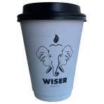 14 Oz Double Wall Baskılı Karton Bardak - Görsel 3